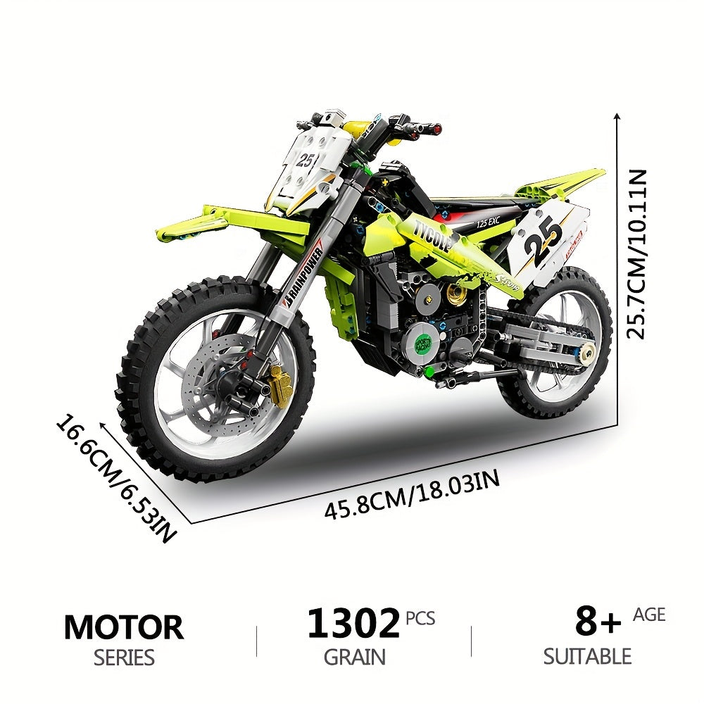 Motorcycle Series Building Blocks Cross Bricks High-tech Toys For Kids
