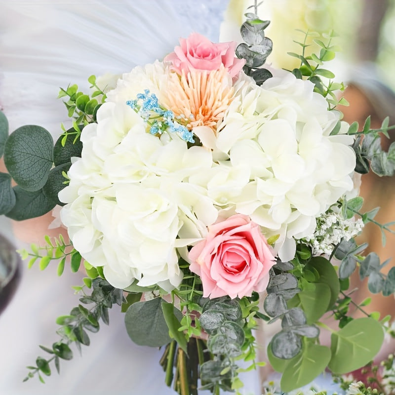 2pcs Felt Cloth Hydrangea Wedding Road Lead Flower Material