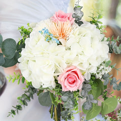 2pcs Felt Cloth Hydrangea Wedding Road Lead Flower Material