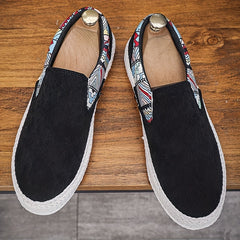 Men's Slip On Canvas Shoes Lightweight Casual Flats