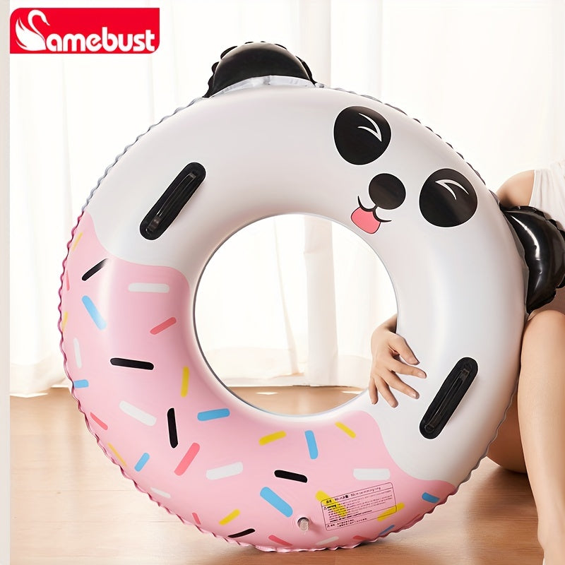 Panda Pink Inflatable Swimming Ring for Men Women