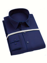 Men's Casual Long Sleeve Button Up Shirt