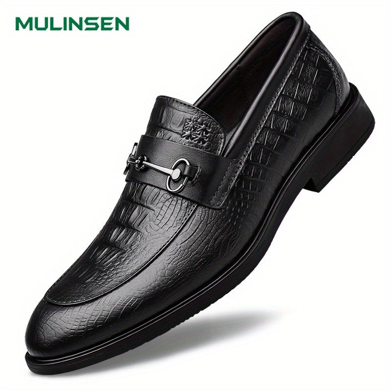 Men's Almond Toe Loafer Shoes Comfy Slip On Shoes Spring Summer