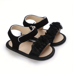Baby Girls Open Toe Sandals Lightweight Breathable Anti Slip Sandals