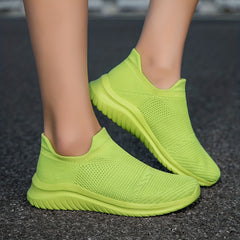 Women's Lightweight Running Shoes Breathable Casual Solid Low Top Sport Sneakers