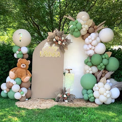 100pcs Olive Green Balloons for Birthday Baby Shower Wedding