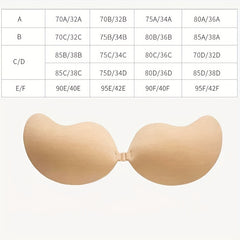 Invisible Mango Cup Chest Sticker Wedding Dress Bra