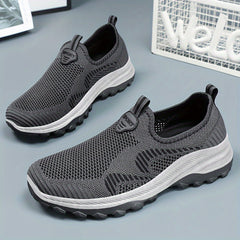 Men's Outdoor Trekking Shoes Breathable Non Slip Soft Sole Sneakers