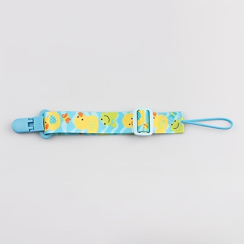 Double Sided Teether Pacifier Chain Soother Clip Toy Lanyard