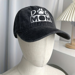 Funny Adjustable Washed Cotton Embroidered Mom Baseball Cap For Mama