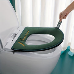 Thickened Toilet Mat Plush Four Seasons Universal Washable Toilet Pad