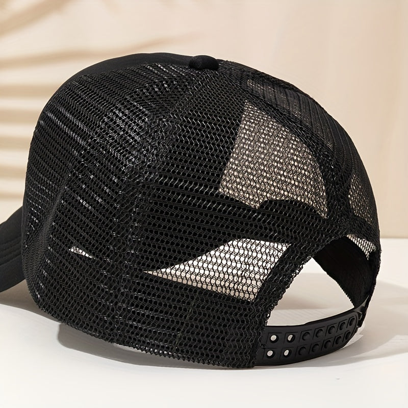 Hip Hop Mesh Trucker Hat Sunscreen Dad Cap