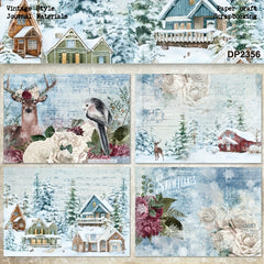 8 A5 Single Pattern DIY Scrapbook Paper Background Material Card