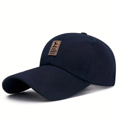 Men's Sunscreen Large Brim Canvas Baseball Cap Spring Summer