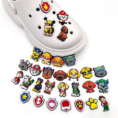 31pcs Dog Shoe Charms Accessories for Bracelets Croc Shoes