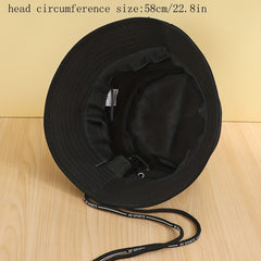 Kpop Drawstring Bucket Hat for Women & Men