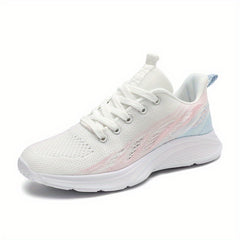 Women's Ombre Running Shoes Outdoor Sneakers Lace-Up Weaving