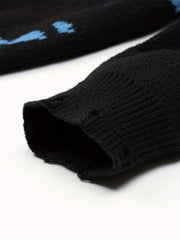 Men's Knitted Sweater Crew Neck Pullover for Fall Winter