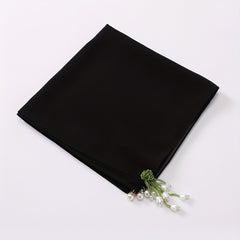 Tulip Tassel Decor Square Scarf for Women