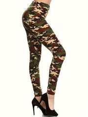 Camouflage Printed Yoga Pants High Stretch Leggings