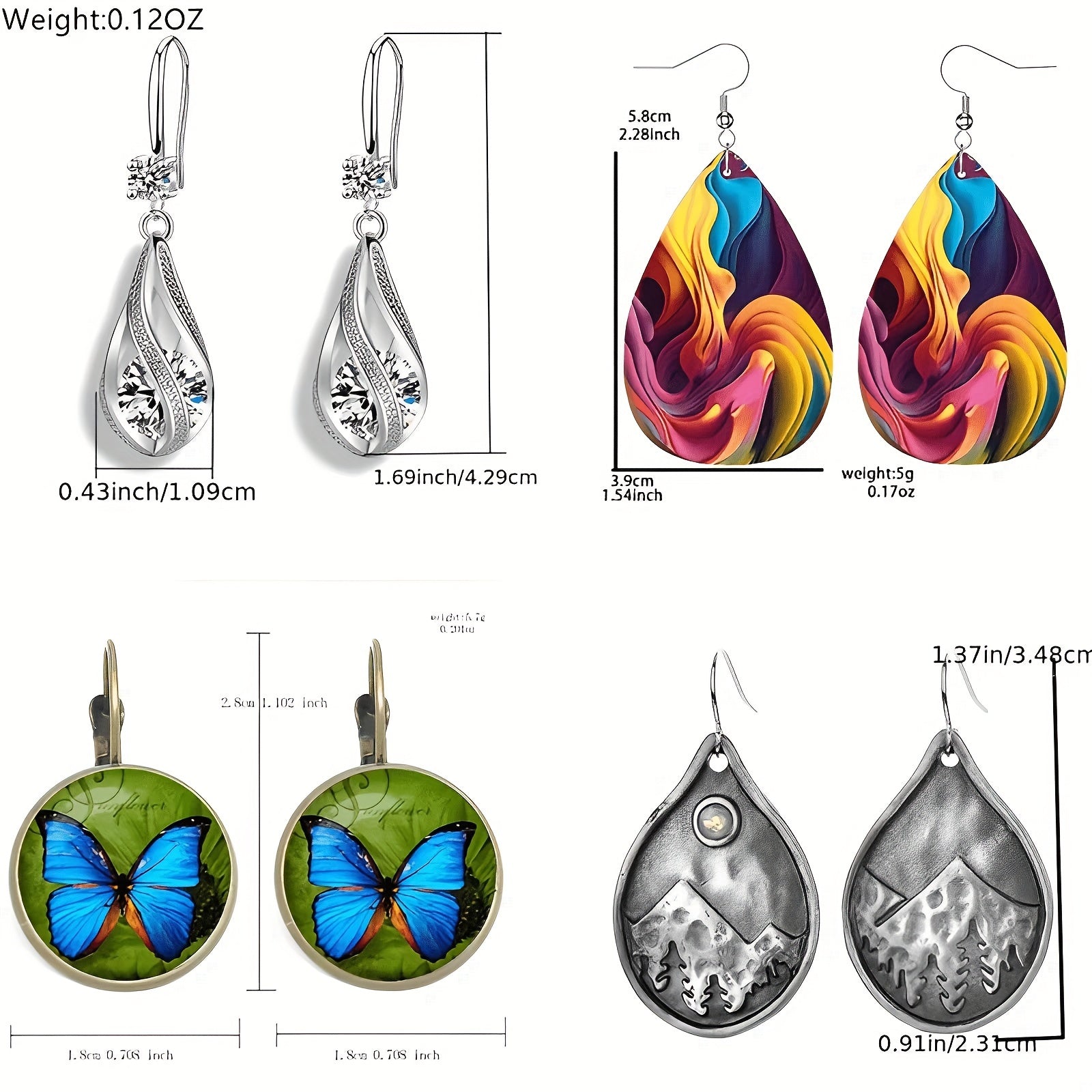 Random Jewelry Gift Bag Pendant Earrings Rings Surprise