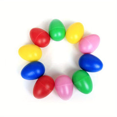 Plastic Musical Egg Maracas Shakers Toy