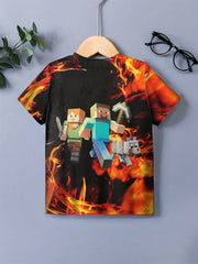 Adventure Graphic Tee Kids Building My World Top