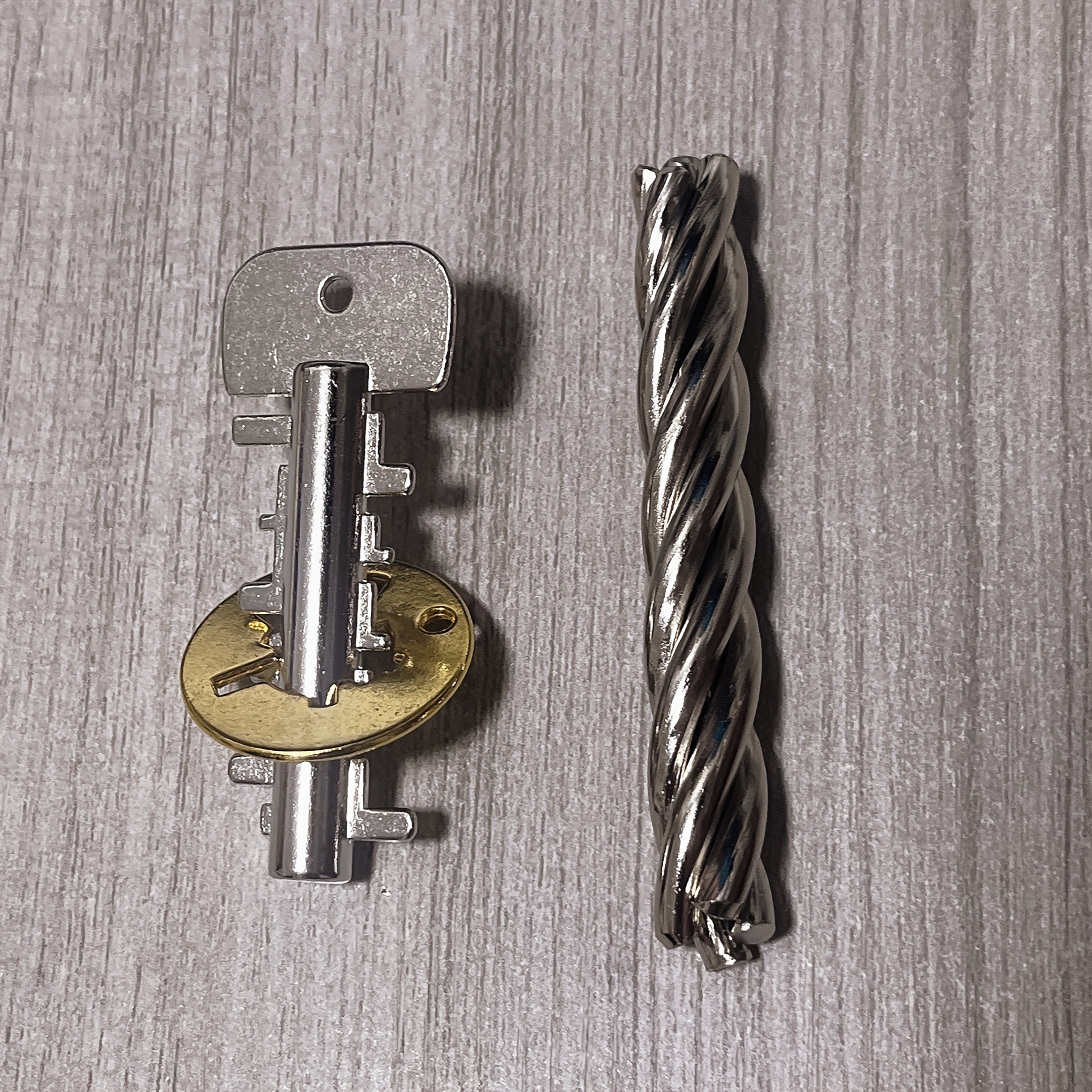 2pcs Luban Kongming Lock Puzzle Metal Brain Teaser High Difficulty Challenge