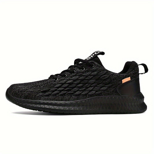 Men's Breathable Running Shoes Non Slip Lace Up Sneakers