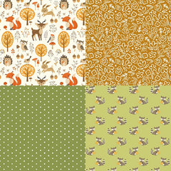 24pcs DIY Photo Album Paper Autumn Thanksgiving Background Paper