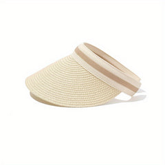 Summer Adult Sunscreen Straw Hat With Large Eaves Hat