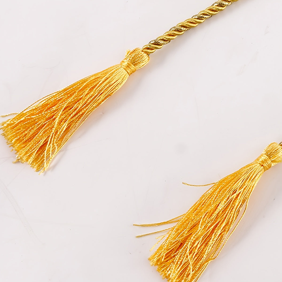 2pcs Golden Curtain Tieback with Tassel for Sheer and Blackout Panels