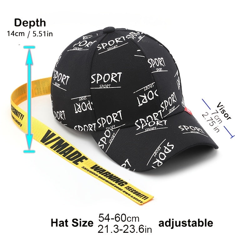 Adult SPORT Adjustable Casual Ribbon Letter Cotton Baseball Cap