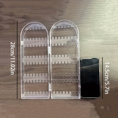 Large Capacity Foldable Jewelry Display Rack with 2 Fans