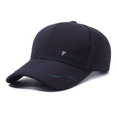 Unisex Adjustable Casual Baseball Cap with Letter Embroidery