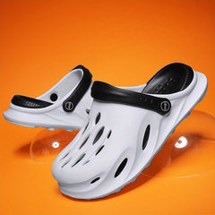 Men's Comfy Clogs Slip on Closed Toe Sandals Soft Sole Walking Shoes