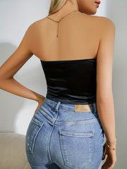Sexy Slim Fit Backless Tube Top