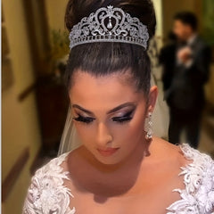 Women Queen Crown Tiara Headband Party Favor Decorations