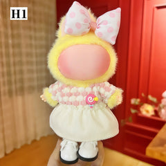 Stylish Clothes for LABUBU Dolls, Perfect Gift for 16-17 cm Dolls