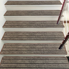 8pcs Stair Pads Self-adhesive Stair Carpet Foot Pads