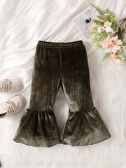 Boho Style Bell Bottom Pants for Baby Girls