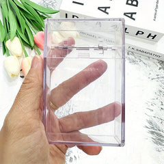 Transparent Plastic Cigarette Box 20 pack Flip Cover Rough Case