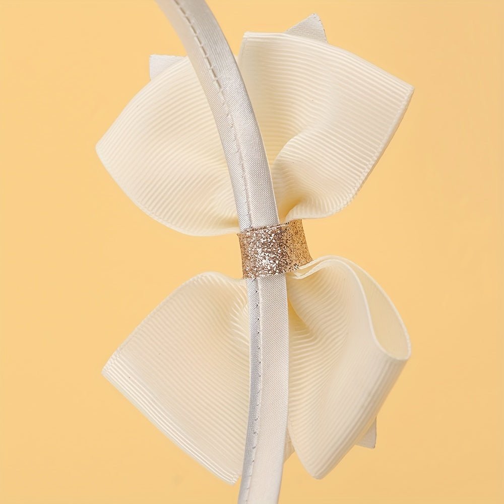 Girls Bowknot Headband Hair Accessories for Party Gift Daily Life