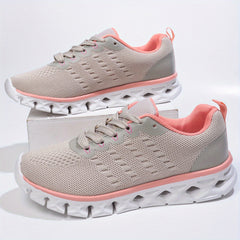 Women's Lightweight Chunky Sneakers Lace Up Running Shoes