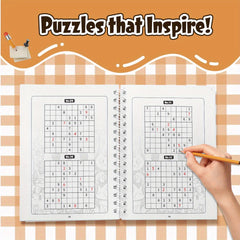 Sudoku Book for Adults Mental Challenge Focus & Relaxation Gift