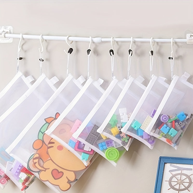 Toy Storage Bag Puzzle Sorting Zipper Mesh Bag