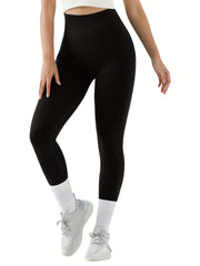 High Waist Tummy Control Fitness Pants Quick Dry Running Yoga Leggings