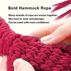 Thickened Canvas Hammock Outdoor Camping Swing Single Hammock