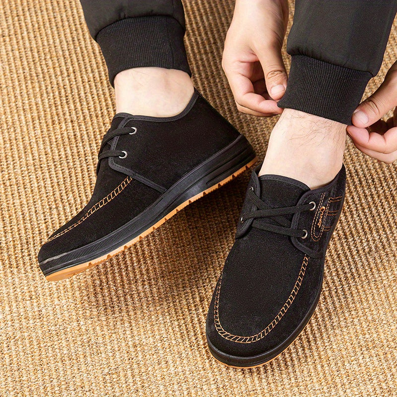 Men's 2 Eye Lace Up Sneakers Comfortable Walking Shoes