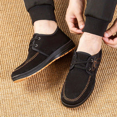 Men's 2 Eye Lace Up Sneakers Comfortable Walking Shoes
